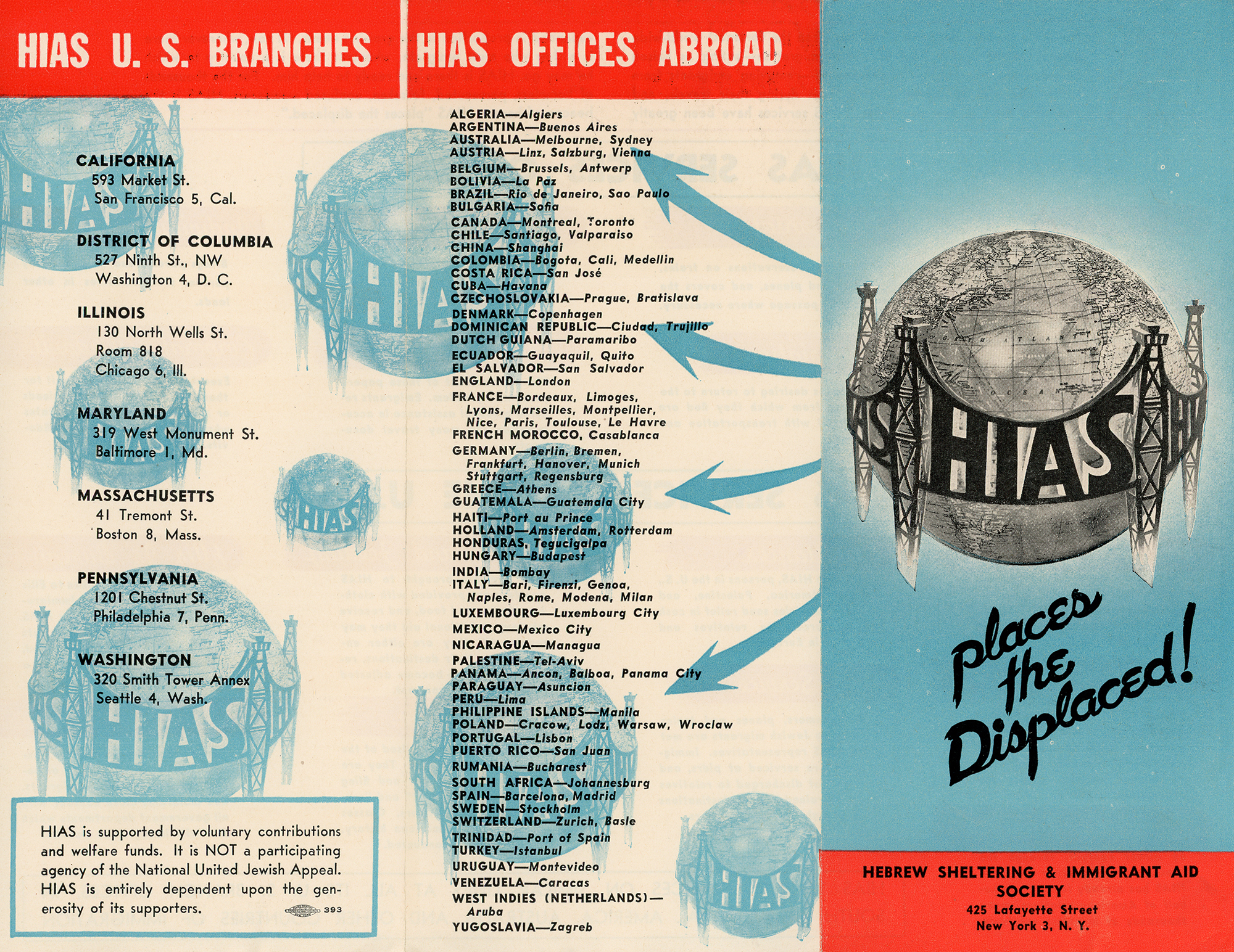 List of HIAS Offices