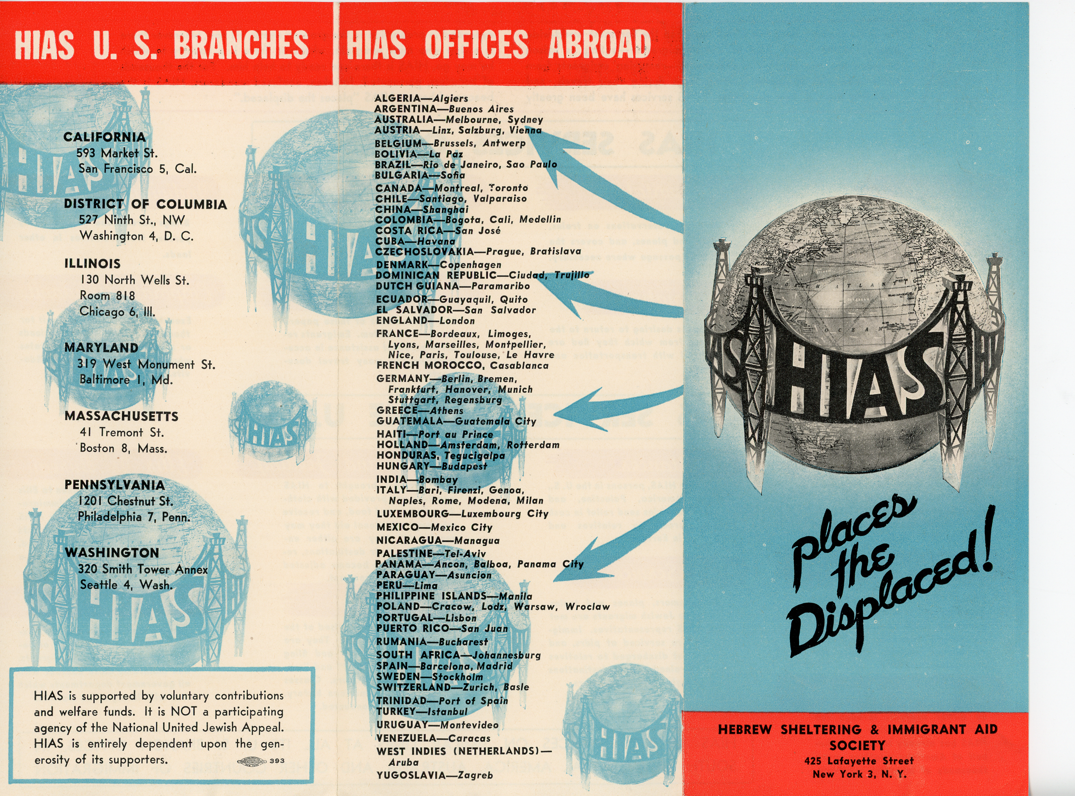 List of HIAS Offices