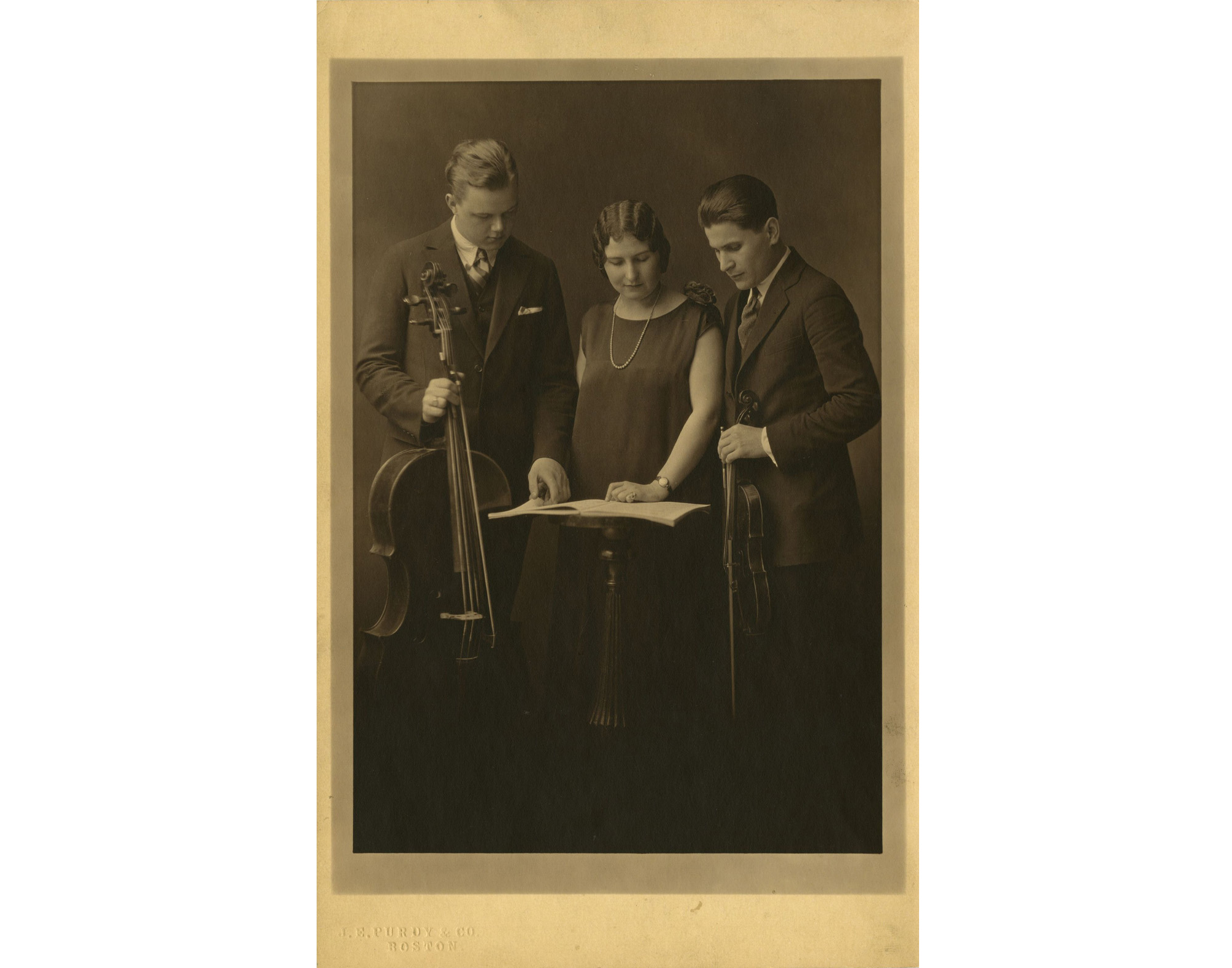 Promotional photo of The Vincelliano Trio