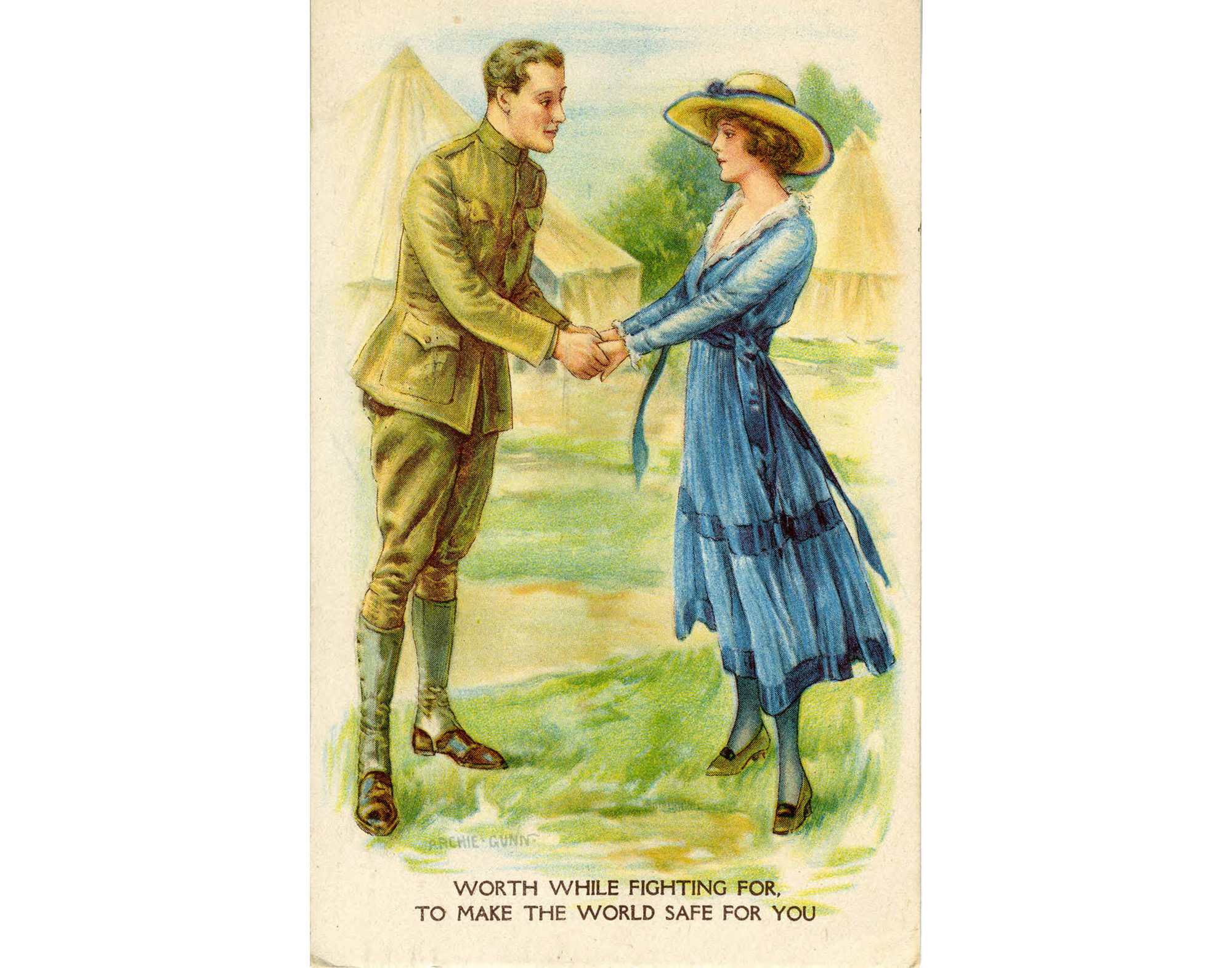 Postcard from William Marcus to Minnie Feldman
