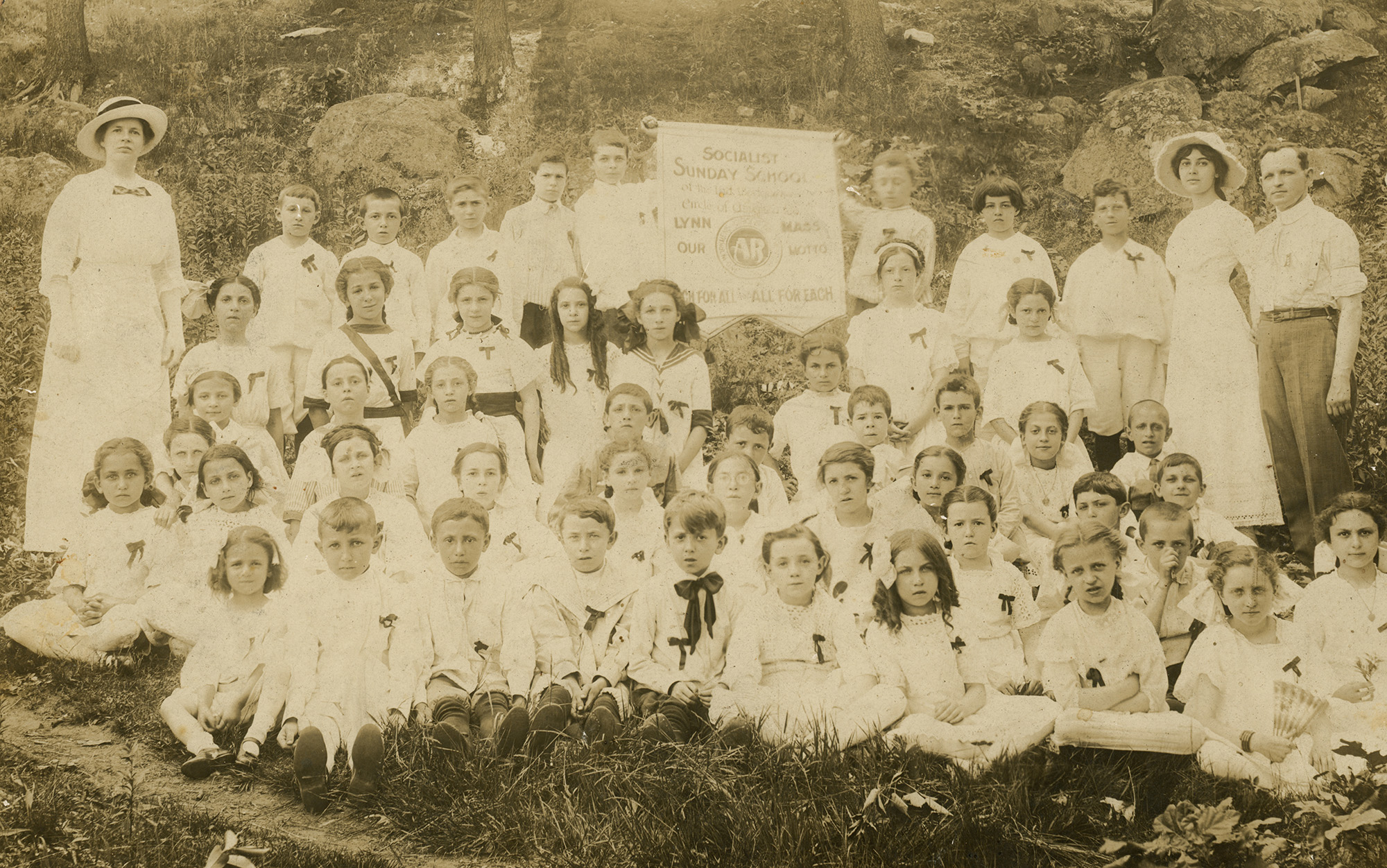 Worker’s Circle Socialist Sunday School, Lynn, MA, c1900s. 