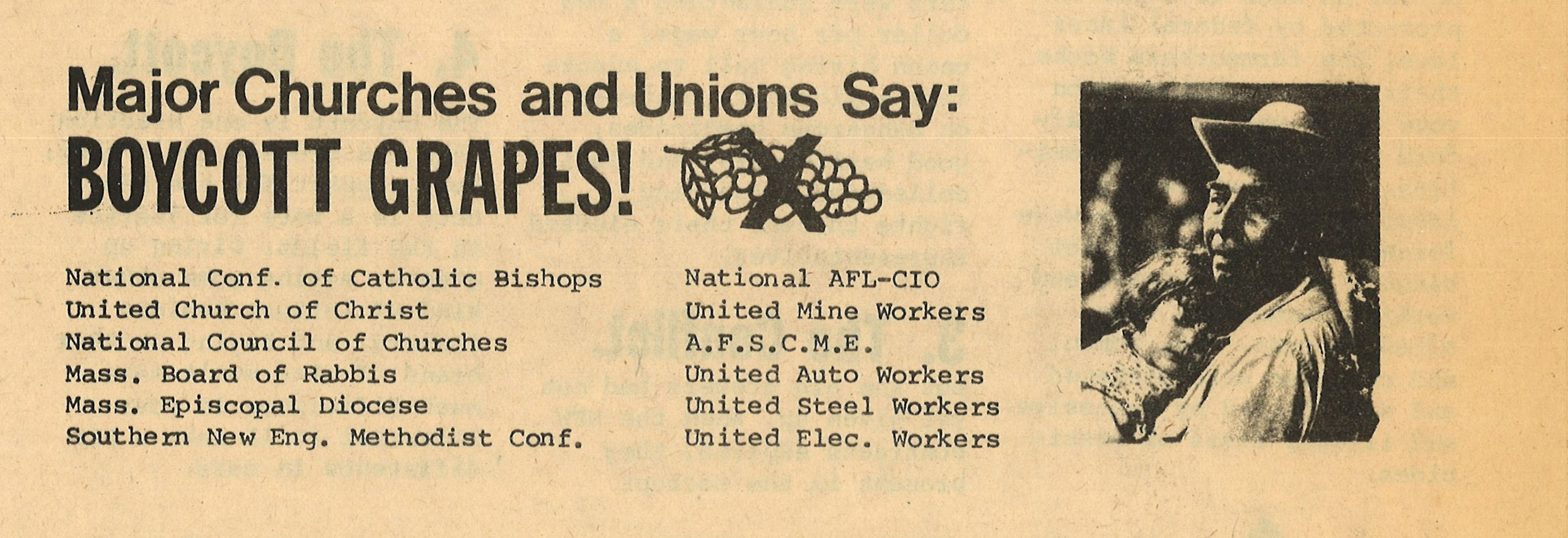 Grape Boycott Flyer