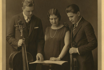 Promotional photo of The Vincelliano Trio