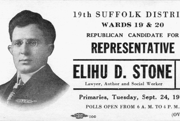 Elihu Stone Candidacy 1918