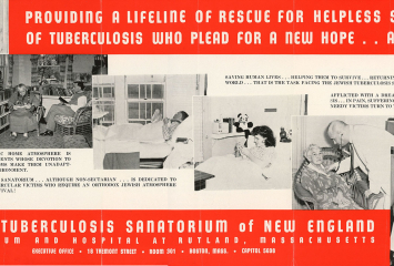 Flyer for the Jewish Tuberculosis Sanatorium of New England