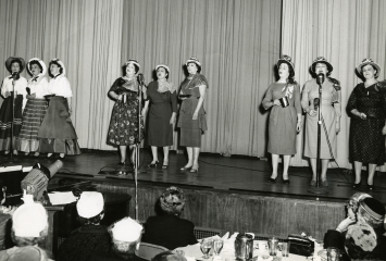 A performance by the Kehillath Israel Brookline Sisterhood