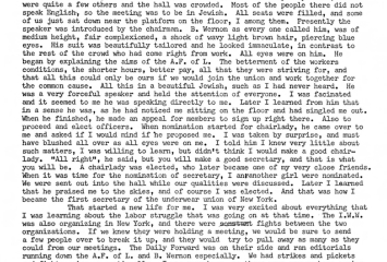Sara Wernon Sloan memoir 