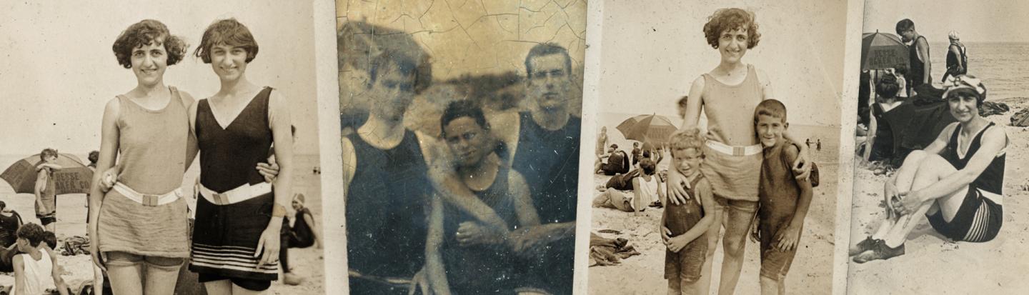 Images of people at Nantasket Beach