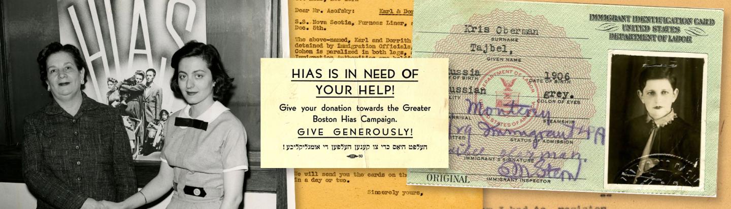 Tracing the History of Boston Jews, Disability, and US Immigration Policy April 7, 4-5pm collage
