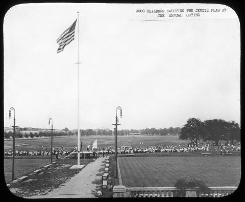 Associated Boston Hebrew School Summer Outing at Franklin Field in Dorchester and Roxbury, 1919, Bureau of Jewish Education (Boston, Mass.) Records in the JHC archive. Associated Boston Hebrew School Summer Outing at Franklin Field in Dorchester and Roxbury, 1919, Bureau of Jewish Education (Boston, Mass.) Records in the JHC archive.