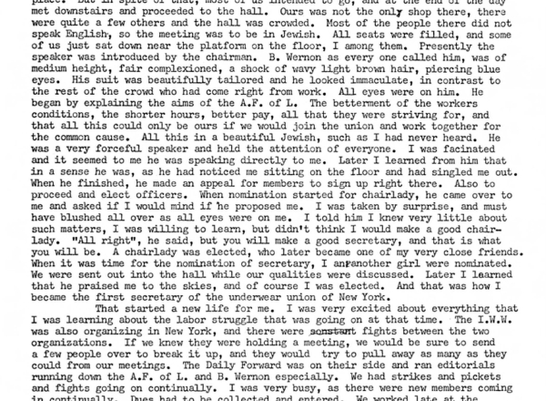 Sara Wernon Sloan memoir 